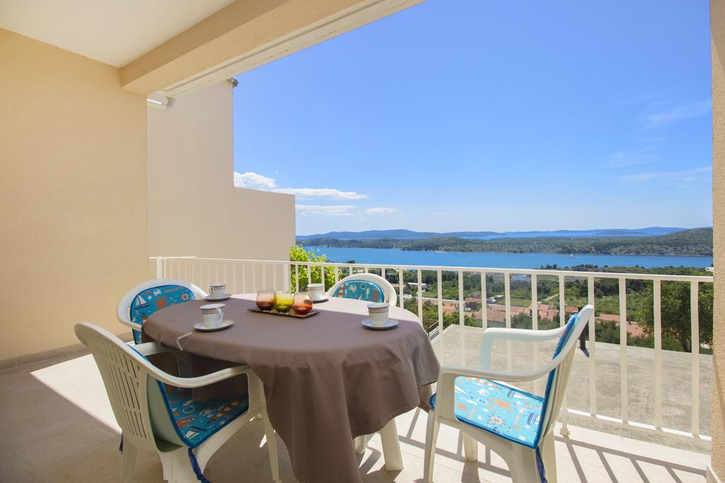 Bulat Sea View Apartments Sibenik Bagian luar foto